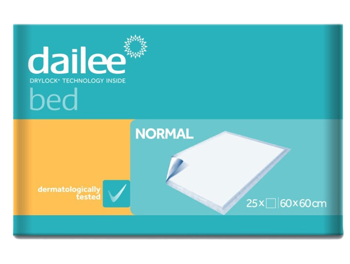 DAILEE Bed Normal 60 x 60 cm paladziņi, 25 gab. - 1