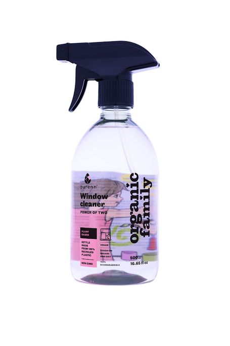 PURENN Power of two stiklam un spoguļiem tīrīšanas līdzeklis, 500 ml - 1