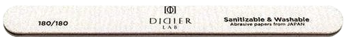 DIDIER LAB Straight Speedy White 180/180 nagu vīlīte, 1 gab. - 1