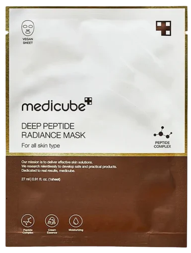 MEDICUBE Deep Peptide Radiance sejas maska, 1 gab. - 1