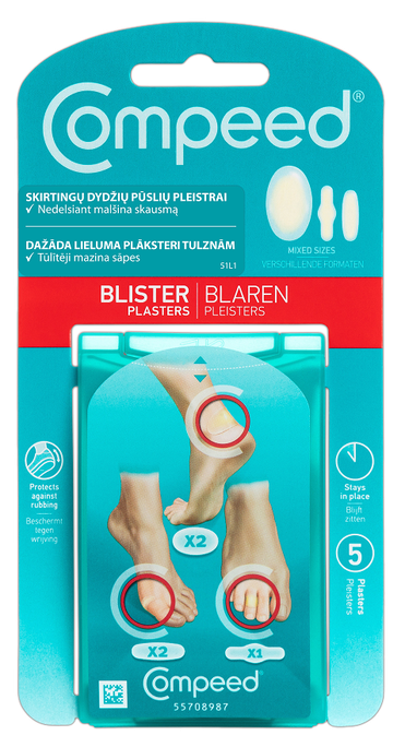 COMPEED Dažāda Lieluma plāksteri tulznām, 5 gab. - 1