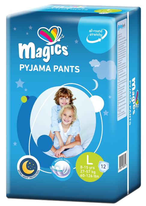 MAGICS Pyjama Pants L (27-57 kg) biksītes, 12 gab. - 1