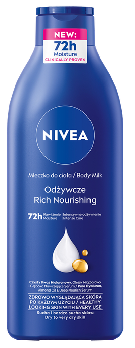 NIVEA Rich Nourishing ķermeņa pieniņš, 400 ml - 1
