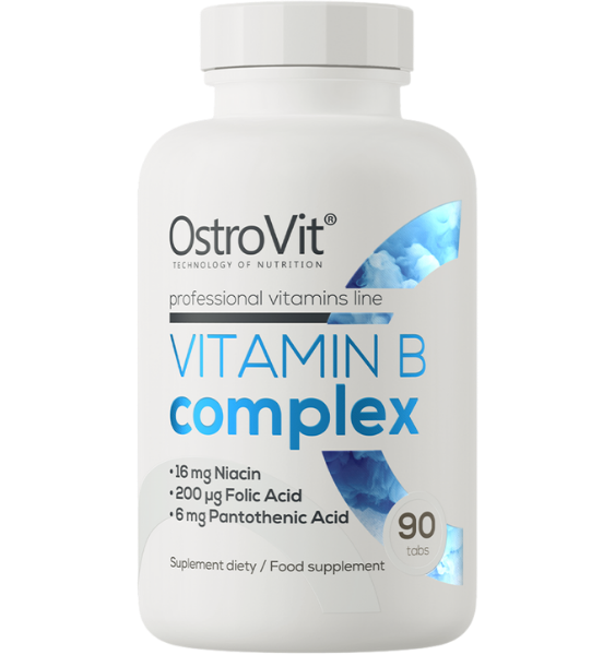 OSTROVIT Vitamin B Complex tabletes, 90 gab. - 1