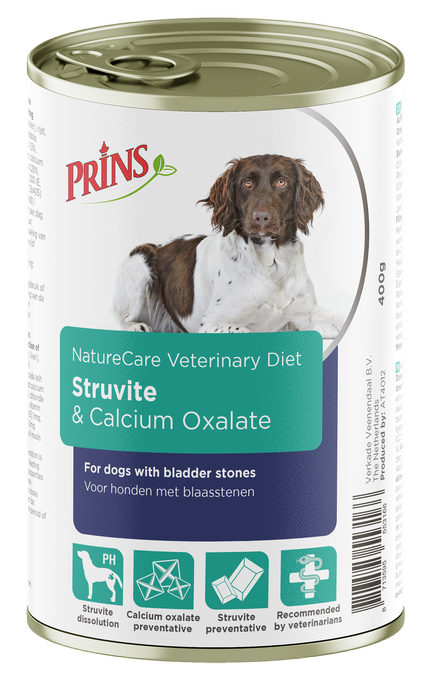 PRINS NatureCare Diet Dog Struvite &Calciumoxalate mitrā barība, 400 g - 1