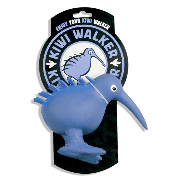 KIWI WALKER Whistle, S Izmēra, Zila. Lateksa rotaļlieta, 1 gab. - 2
