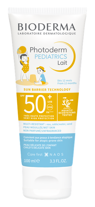 BIODERMA Photoderm Pediatrics Lait SPF50+ saules aizsarglīdzeklis, 100 ml - 1