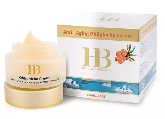 HEALTH&BEAUTY Dead Sea Minerals Smiltsērkšķu pretnovecošanas sejas krēms, 50 ml - 2