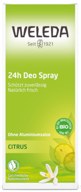 WELEDA Citrusu izsmidzināmais dezodorants, 100 ml - 2