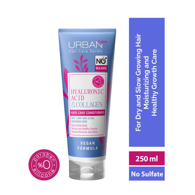 URBAN CARE Hyaluronic Acid & Collagen matu kondicionieris, 250 ml - 2