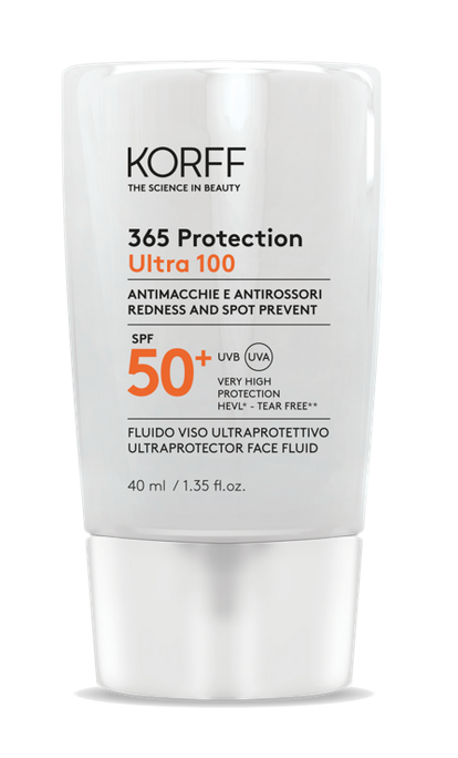 KORFF 365 Protection SPF50+ Ultra 100 nuo pigmentinių dėmių, fluidas, 40 ml - 1