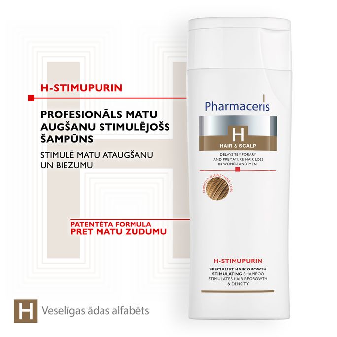 PHARMACERIS H-STIMUPURIN šampūns, 250 ml - 2
