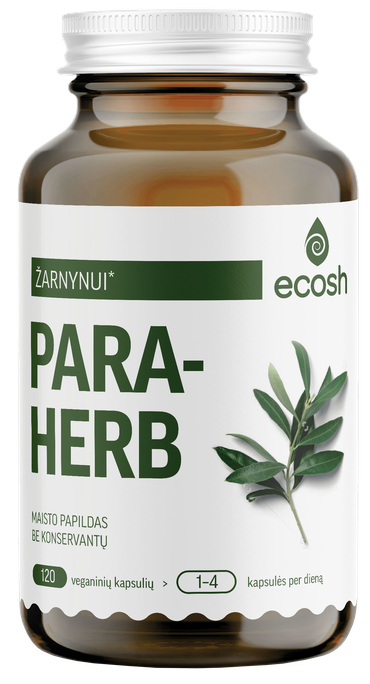 ECOSH Paraherb kapsulės, 120 vnt. - 1