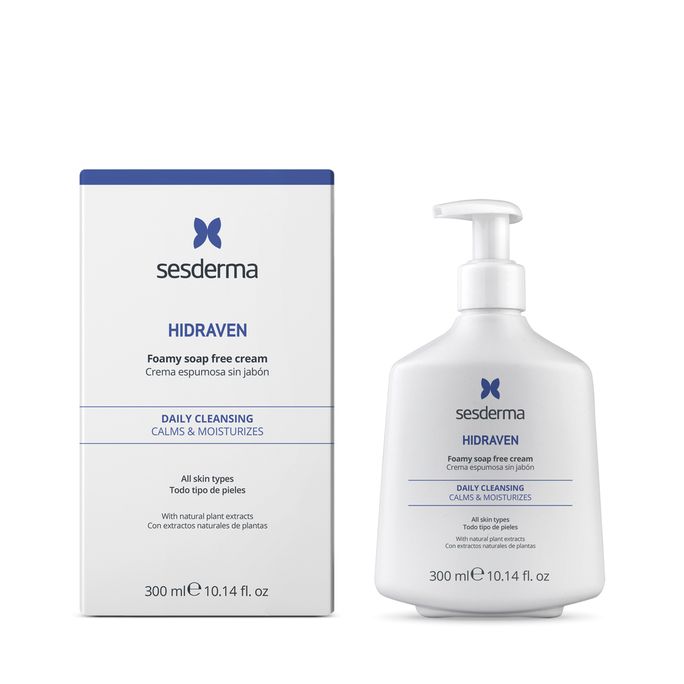 SESDERMA Hidraven Foamy Soap-Free attīrošs krēms, 300 ml - 2