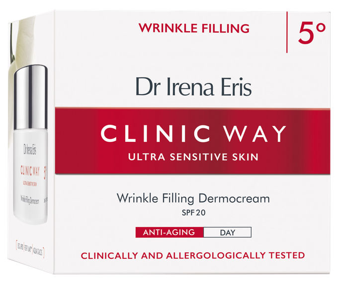 CLINIC WAY 5 Wrinkle Filling SPF 20 dienas sejas krēms, 50 ml - 2