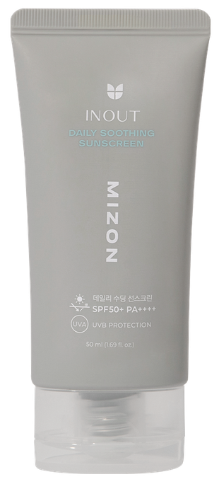 MIZON Inout Daily Soothing Sunscreen SPF 50+ PA++++ saules aizsargkrēms, 50 ml - 1