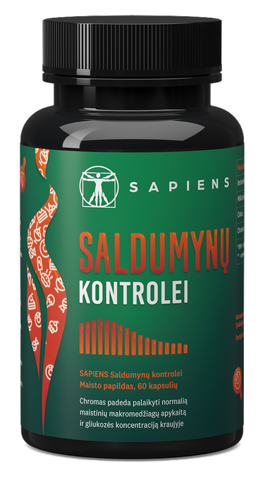 SAPIENS saldumynų kontrolei kapsulės, 60 vnt. - 1