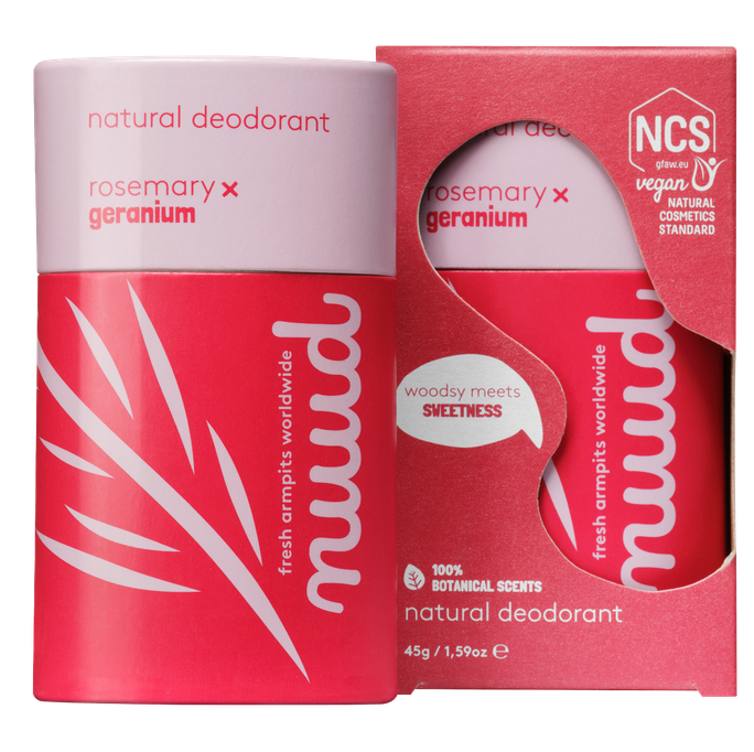 NUUD Rosemary&Geranium dezodorants, 45 g - 2