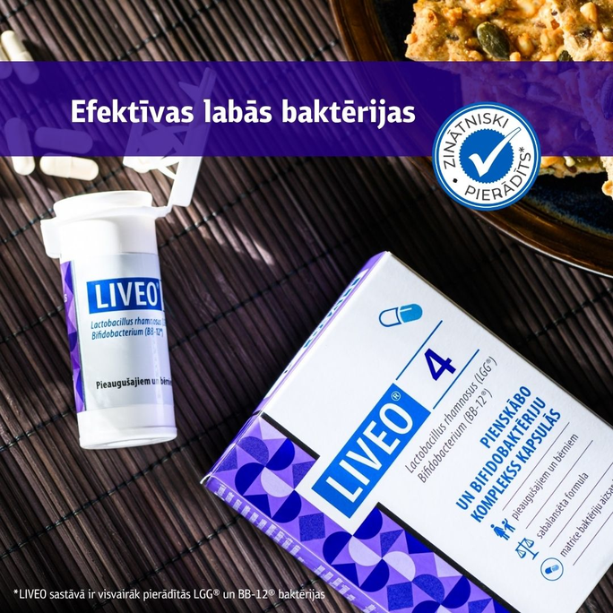 LIVEO  4 kapsulas, 7 gab. - 3
