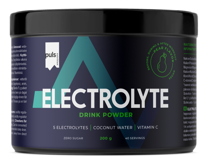 PULS NUTRITION Electrolyte Pear pulveris, 200 g - 1