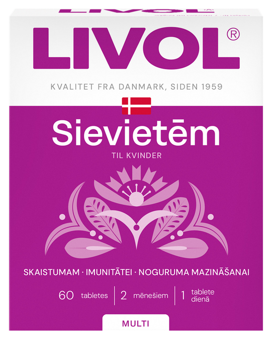 LIVOL Multi Sievietēm tabletes, 60 gab. - 1