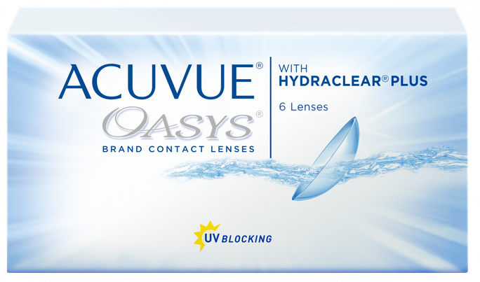ACUVUE Oasys BC 8,4/-5,00 kontaktlēcas, 6 gab. - 1