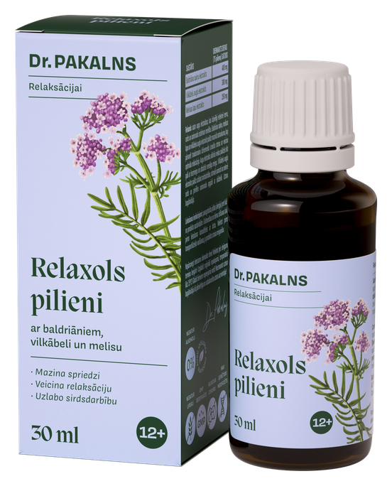 DR. PAKALNS Relaxols Stress Support pilieni, 30 ml - 1