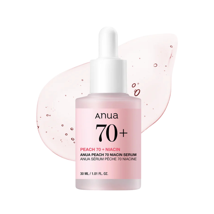 ANUA Peach 70% Niacinamide, švytėjimo suteikiantis  serumas, 30 ml - 2