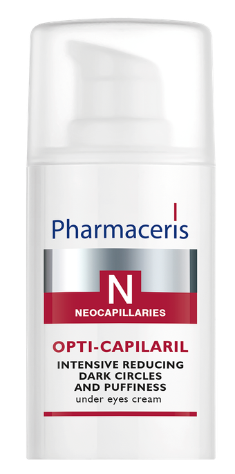 PHARMACERIS N OPTI-CAPILARIL, Tumšiem Lokiem Un Pietūkumam Zem Acīm acu krēms, 15 ml - 1