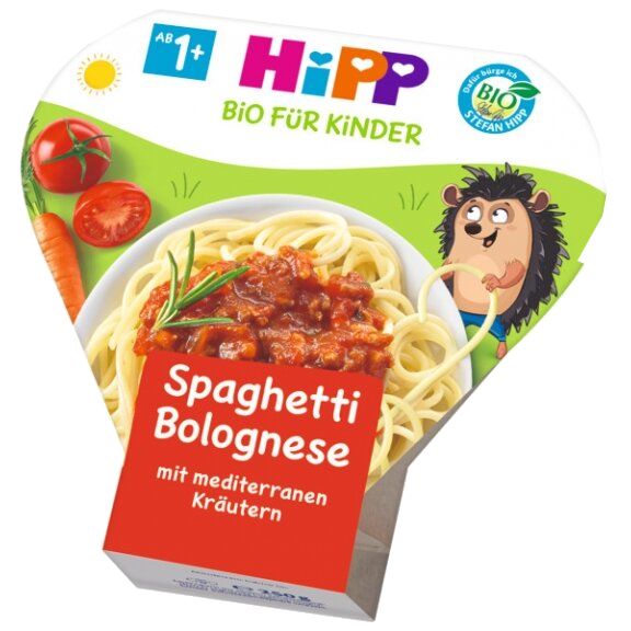HIPP Spageti Ar Boloņas Mērci (no 1 gada) biezenis, 250 g - 1