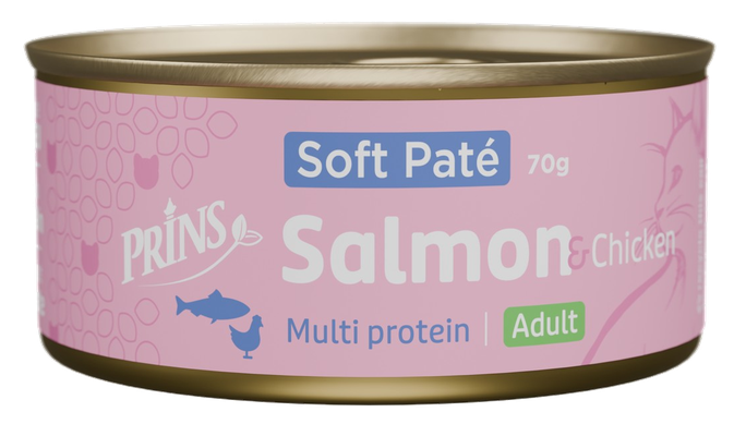 PRINS Soft Pate Lasis Un Vista mitrā barība, 70 g - 1