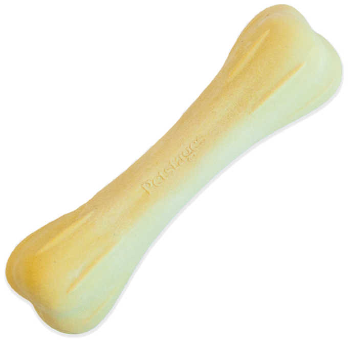 PETSTAGES Chick‑A‑Bone baltas, S žaislas, 1 vnt. - 1