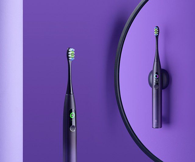 OCLEAN Smart Sonic X Pro Purple Oclean elektriskā zobu birste, 1 gab. - 3