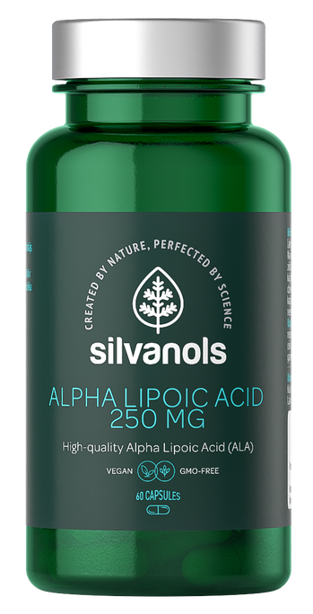 SILVANOLS Alpha Lipoic Acid 250 mg kapsulas, 60 gab. - 1
