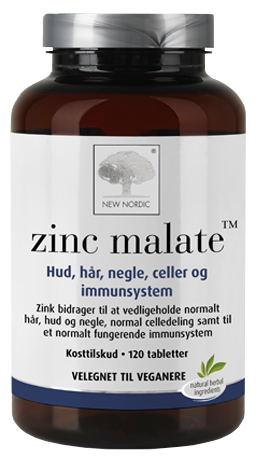 NEW NORDIC Zinc Malate tabletes, 120 gab. - 1