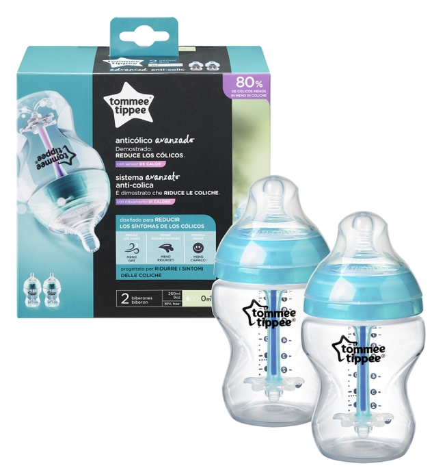 TOMMEE TIPPEE Anti-Colic pudelītes, 2 gab. - 1