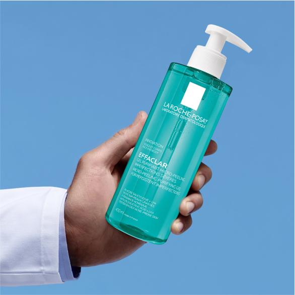 LA ROCHE-POSAY Effaclar Micro Peeling attīrošs gels, 400 ml - 2