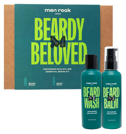MEN ROCK Beard Duo Sicilian Lime komplekts, 1 gab. - 1