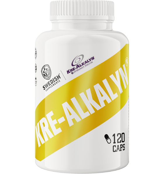 SWEDISH SUPPLEMENTS Kre-Alkalyn kapsulas, 120 gab. - 1