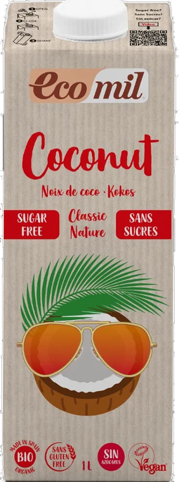 ECOMIL Nature Coconut dzēriens, 1000 ml - 1