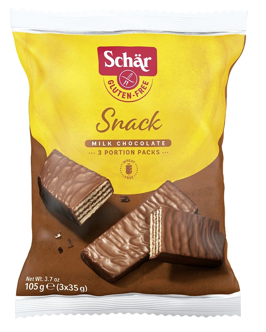SCHAR Snack bezglutēna vafeles šokolādē, 105 g - 1