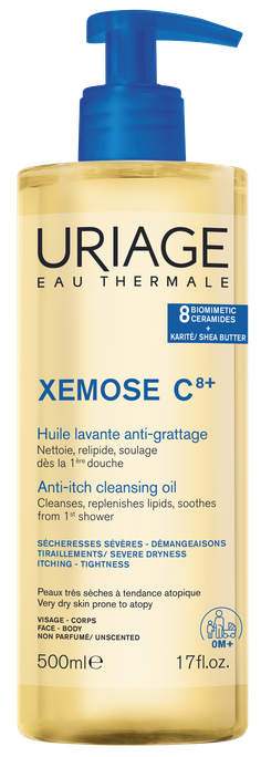 URIAGE Xemose Huile Soothing attīroša eļļa, 500 ml - 1