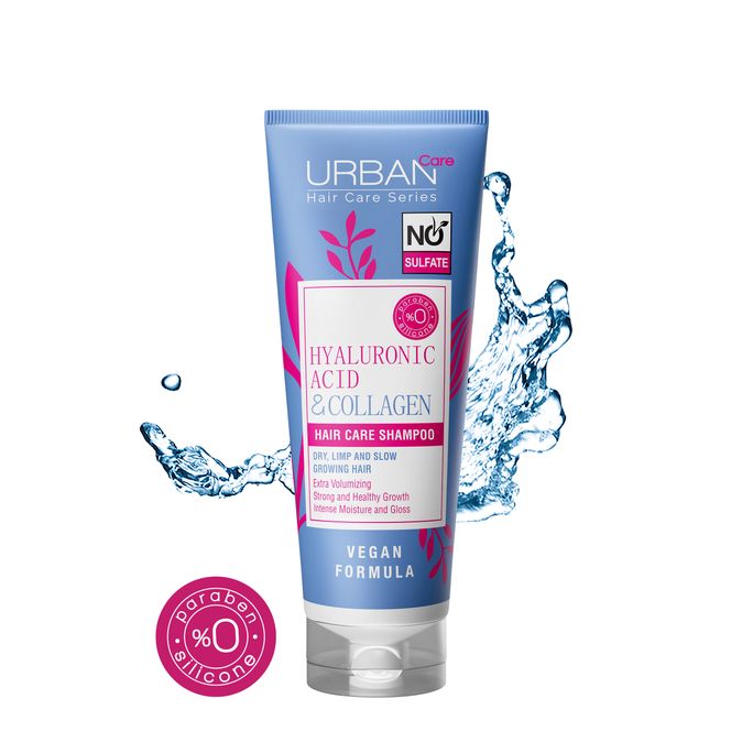 URBAN CARE Hyaluronic Acid & Collagen šampūns, 250 ml - 3