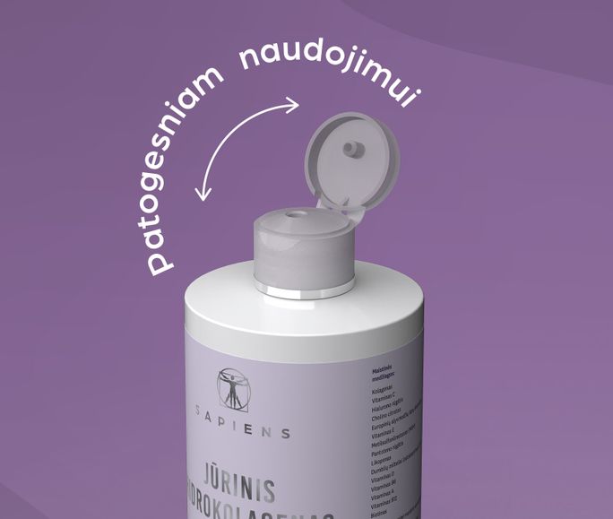 SAPIENS Jūrinis Hidrokolagenas (miško uogų sk.) skystis, 500 ml - 4