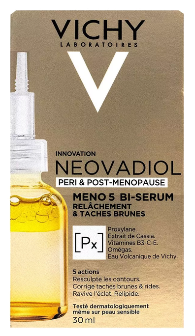 VICHY Neovadiol Meno 5 Bi-Serum brandžiai odai menopauzės metu serumas, 30 ml - 2