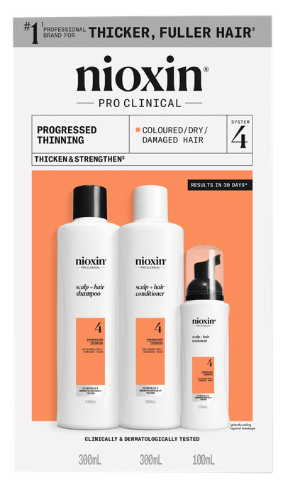 NIOXIN Hair Care System 4 Kit for Colored Hair with Progressed Thinning komplekts, 1 gab. - 1
