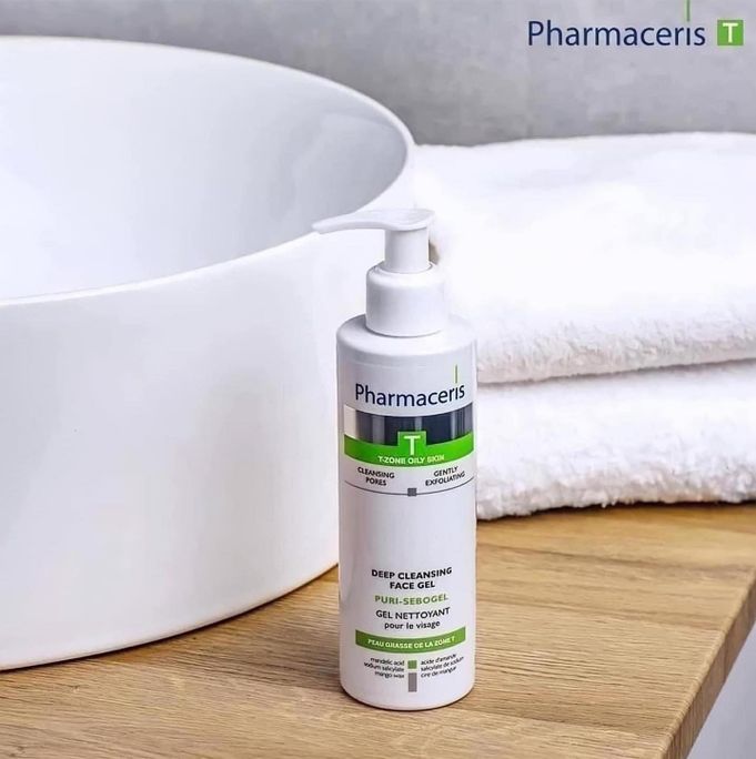 PHARMACERIS Puri-Sebogel attīroša želeja, 190 ml - 2