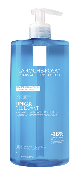 LA ROCHE-POSAY Lipikar Gel Lavante attīroša želeja, 1000 ml - 1