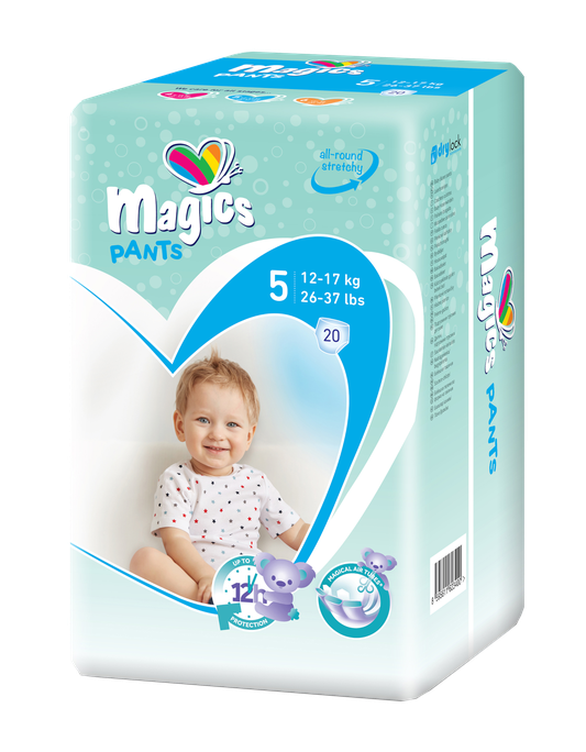 MAGICS Pants Junior 5 (11-17 kg) biksītes, 20 gab. - 1