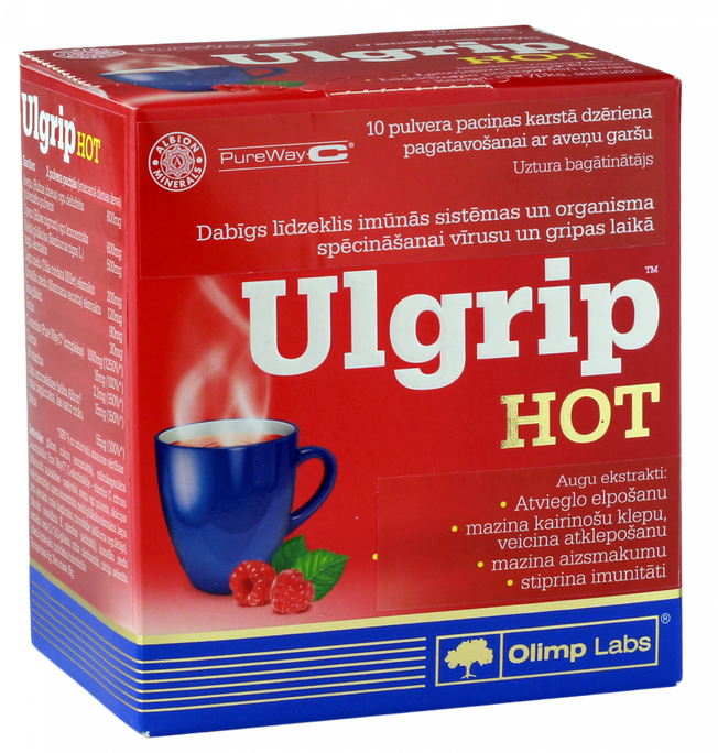 OLIMP LABS Ulgrip Hot pulveris, 10 gab. - 1
